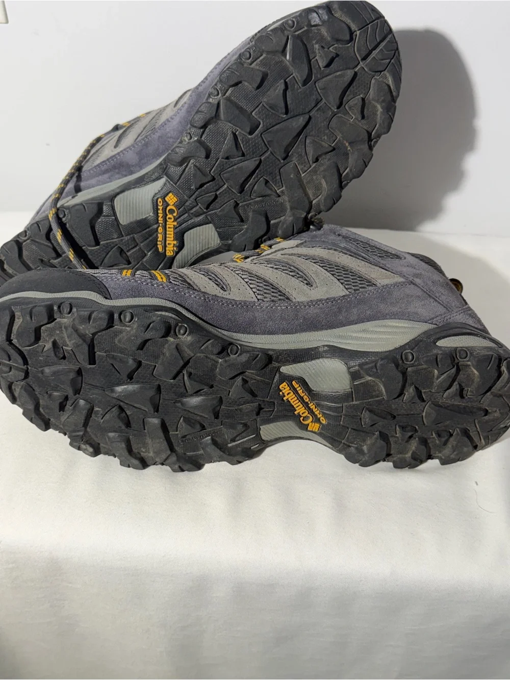 Columbia North Plains Men Gray Hiking Shoe Sz US 14